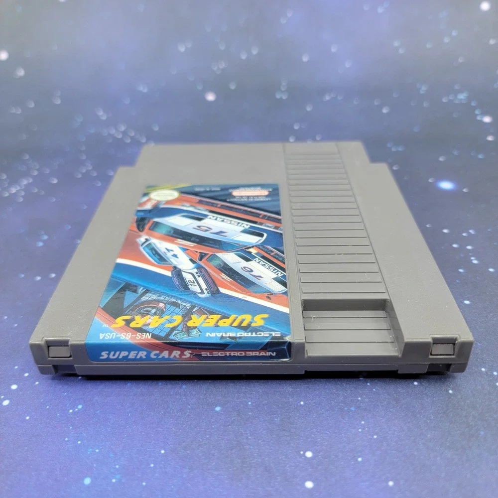 Super Cars Nintendo NES Electro Brain NES-6S-USA Authentic Racing Game Cartridge